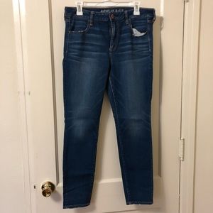 Midrise skinny jeans